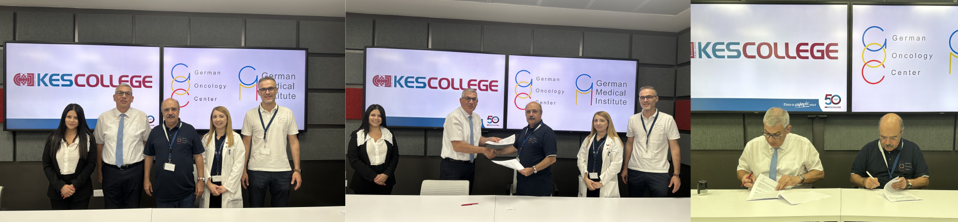Υπογραφή Μνημονίου Συνεργασίας μεταξύ Γερμανικού Ογκολογικού Κέντρου και KES College